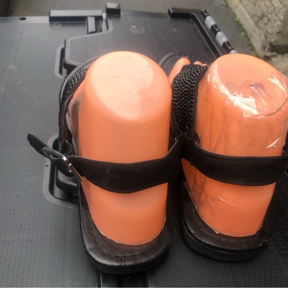 Fit flop a Like Women’s Black T-Strap Glitter Thong Buckle Sandals Size 10 - Picture 7 of 13